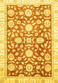 Oriental Yellow Traditional Rug, abs3341yw