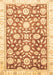 Machine Washable Oriental Brown Traditional Rug, wshabs3341brn