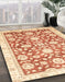 Abstract Sun Yellow Oriental Rug in Family Room, abs3341