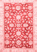 Oriental Red Traditional Area Rugs