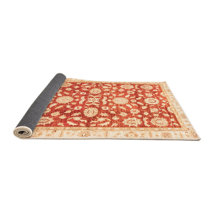 Sideview of Oriental Orange Traditional Rug, abs3341org