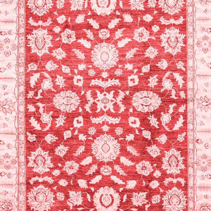 Machine Washable Oriental Red Traditional Rug, wshabs3341red