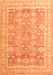 Oriental Orange Traditional Rug, abs3342org