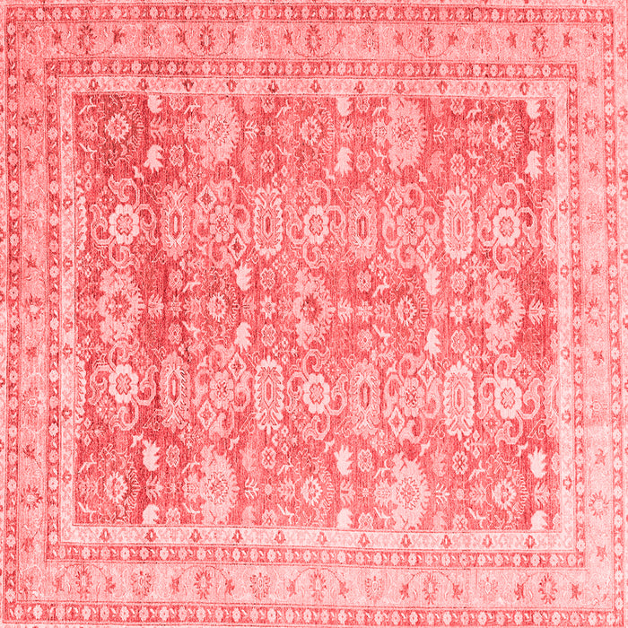 Machine Washable Oriental Red Traditional Rug, wshabs3342red