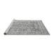 Sideview of Machine Washable Oriental Gray Traditional Rug, wshabs3342gry