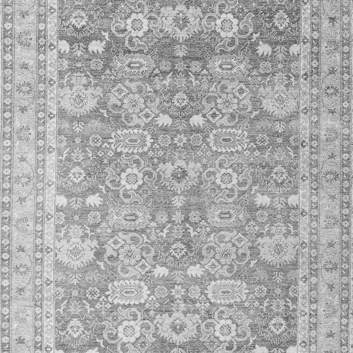Machine Washable Oriental Gray Traditional Rug, wshabs3342gry