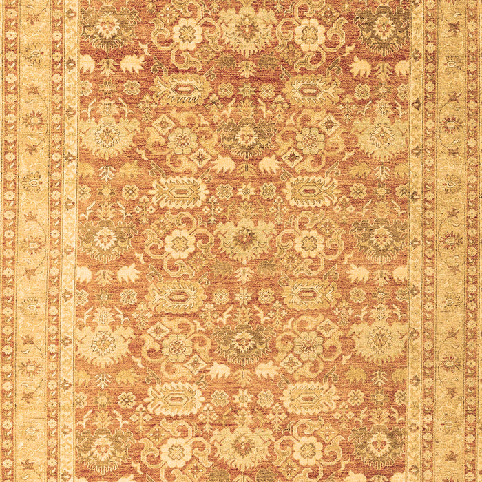 Machine Washable Oriental Brown Traditional Rug, wshabs3342brn