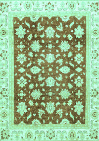 Oriental Turquoise Traditional Rug, abs3343turq