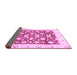 Sideview of Oriental Purple Traditional Rug, abs3343pur