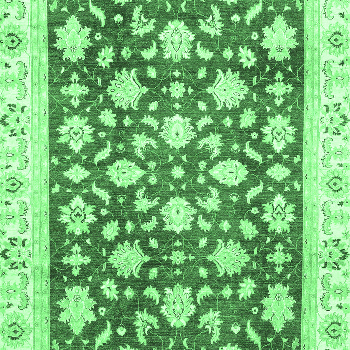 Oriental Emerald Green Traditional Rug, abs3343emgrn