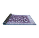 Sideview of Oriental Blue Traditional Rug, abs3343blu