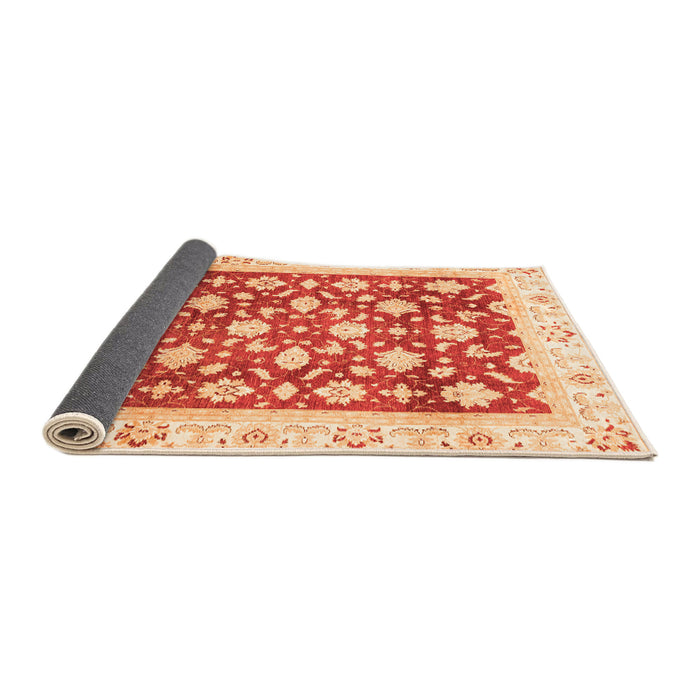 Sideview of Oriental Orange Traditional Rug, abs3343org