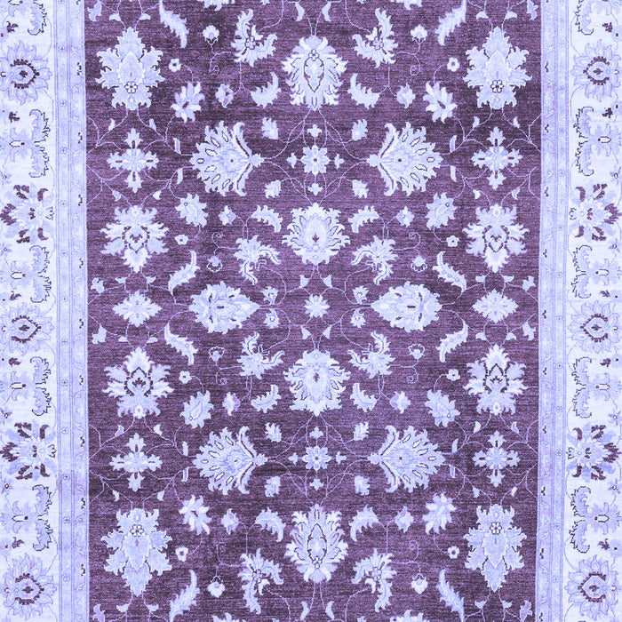 Machine Washable Oriental Blue Traditional Rug, wshabs3343blu