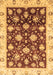 Machine Washable Oriental Brown Traditional Rug, wshabs3344brn