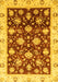 Machine Washable Oriental Yellow Traditional Rug, wshabs3344yw