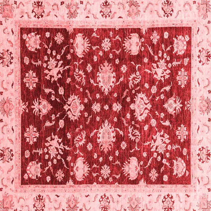 Machine Washable Oriental Red Traditional Rug, wshabs3344red
