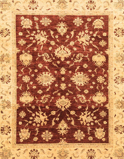 Abstract Saffron Yellow Oriental Rug, abs3344