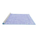 Sideview of Machine Washable Oriental Blue Traditional Rug, wshabs3345blu