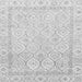 Square Machine Washable Oriental Gray Traditional Rug, wshabs3345gry