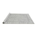 Sideview of Machine Washable Oriental Gray Traditional Rug, wshabs3345gry