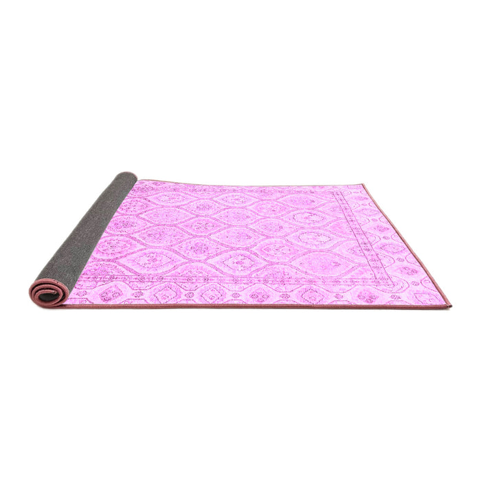 Sideview of Oriental Purple Traditional Rug, abs3345pur