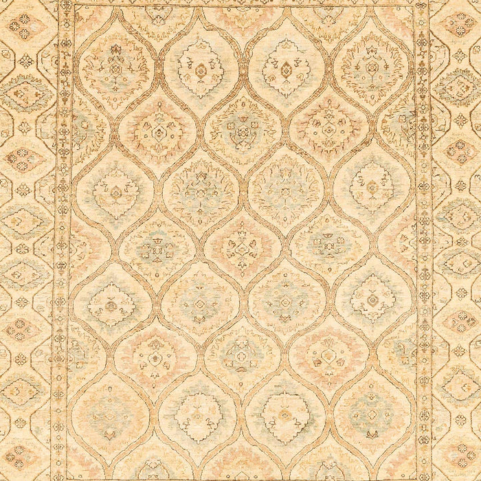 Machine Washable Abstract Sun Yellow Rug, wshabs3345