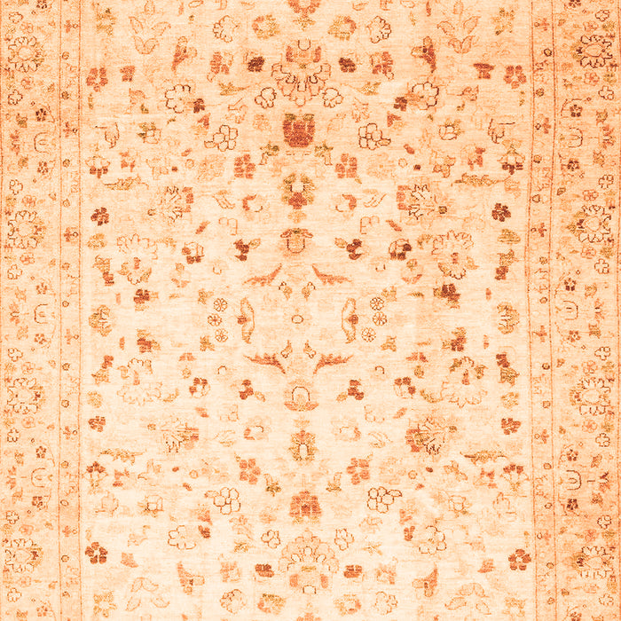 Oriental Orange Traditional Rug, abs3346org
