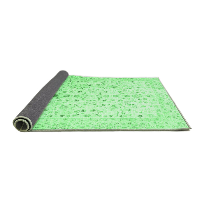 Sideview of Oriental Emerald Green Traditional Rug, abs3346emgrn
