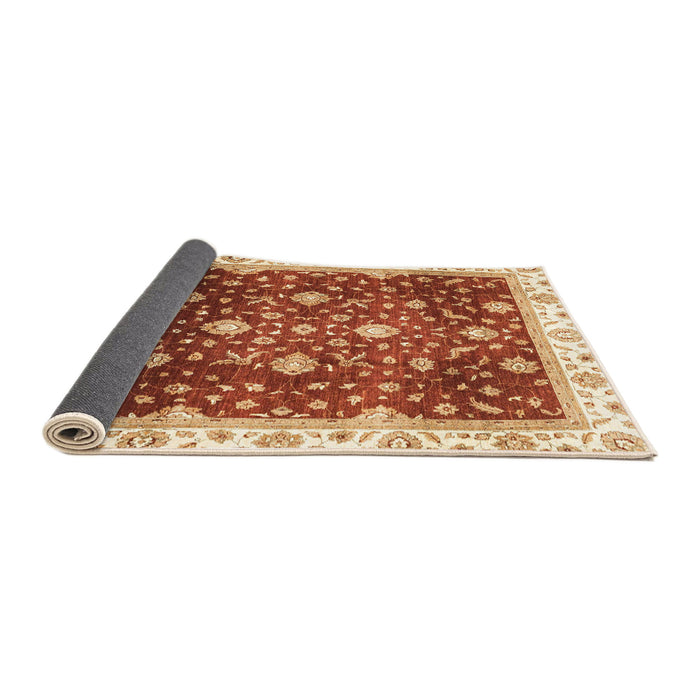 Sideview of Abstract Red Oriental Rug, abs3347