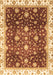 Machine Washable Oriental Brown Traditional Rug, wshabs3347brn