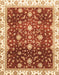 Abstract Red Oriental Rug, abs3347