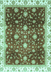 Oriental Turquoise Traditional Rug, abs3347turq