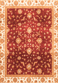 Oriental Orange Traditional Rug, abs3347org