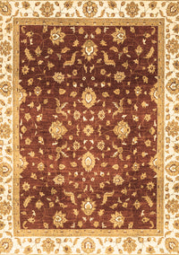 Oriental Brown Traditional Rug, abs3347brn