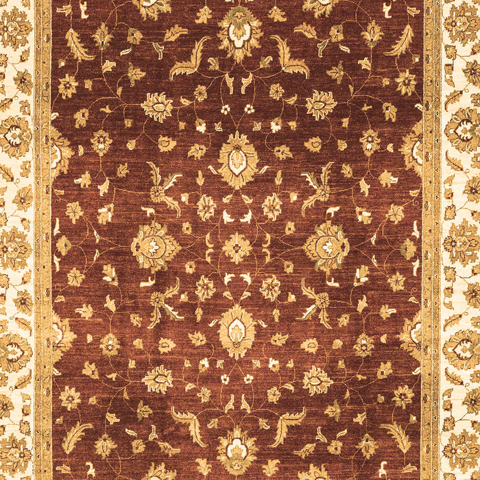 Oriental Brown Traditional Rug, abs3347brn