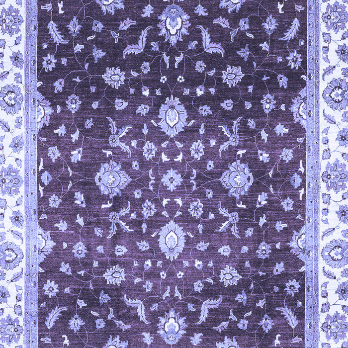Machine Washable Oriental Blue Traditional Rug, wshabs3347blu
