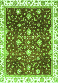 Oriental Green Traditional Rug, abs3347grn