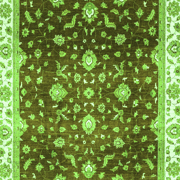 Oriental Green Traditional Rug, abs3347grn