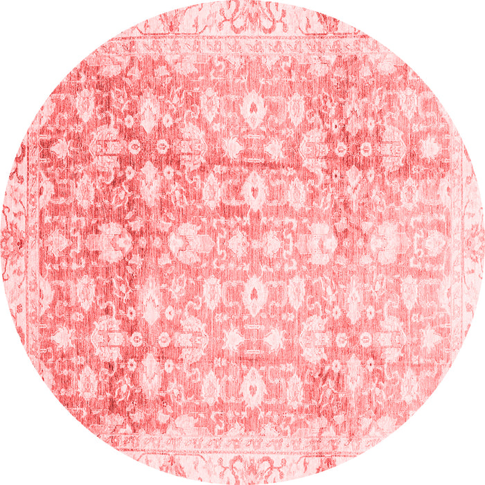 Machine Washable Oriental Red Traditional Rug, wshabs3348red