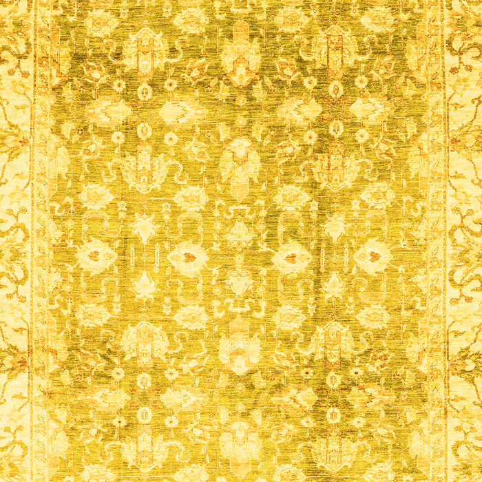 Oriental Yellow Traditional Rug, abs3348yw