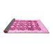 Sideview of Oriental Pink Traditional Rug, abs3349pnk