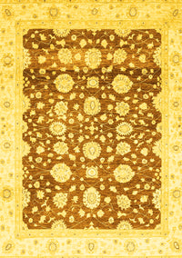 Oriental Yellow Traditional Rug, abs3349yw