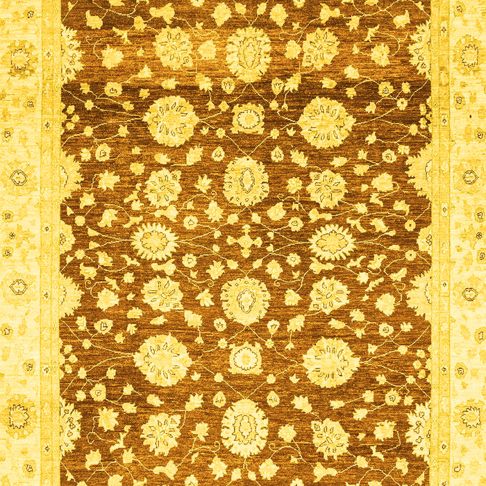 Oriental Yellow Traditional Rug, abs3349yw