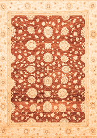 Oriental Orange Traditional Rug, abs3349org