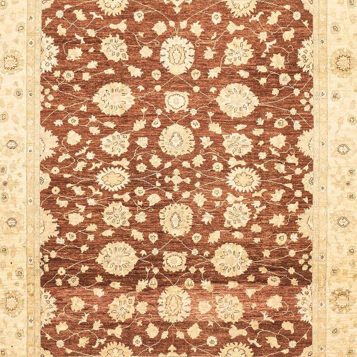 Machine Washable Abstract Sun Yellow Rug, wshabs3349