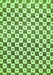 Checkered Green Modern Rug, abs334grn