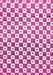 Checkered Pink Modern Rug, abs334pnk