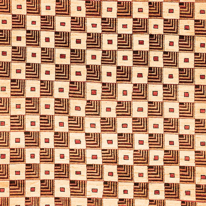 Machine Washable Checkered Orange Modern Area Rugs, wshabs334org