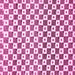 Square Checkered Pink Modern Rug, abs334pnk