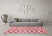 Modern Red Washable Rugs